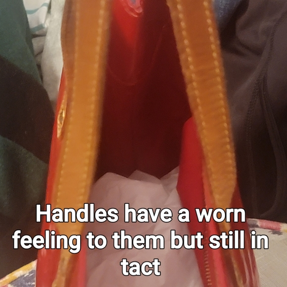 Louis Vuitton Red vernis tote monogram bag GUC - Picture 14 of 16